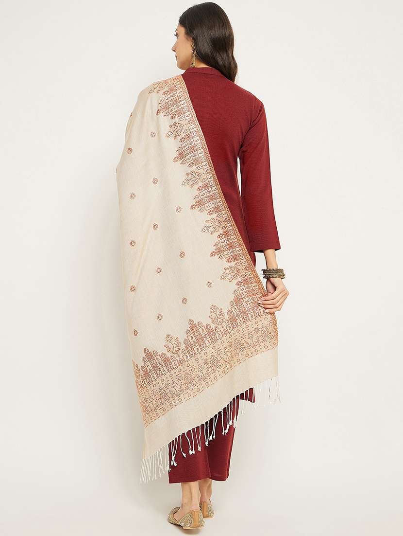 women self design long sleeve woollen suit set - 20511543 -  Standard Image - 2