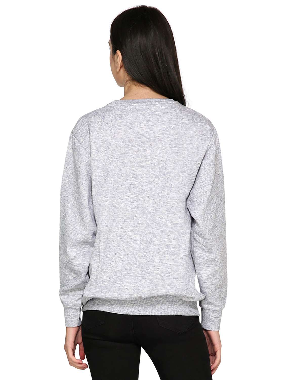 women front print sweatshirt - 20512216 - Standard Image - 2