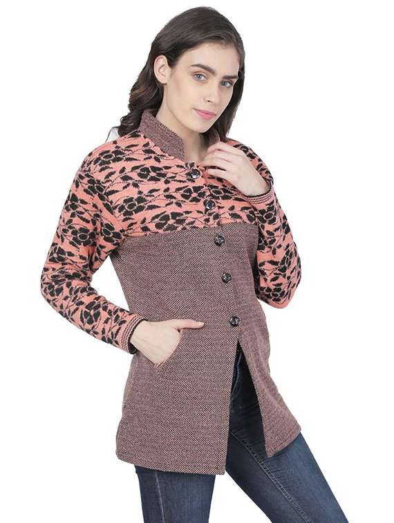 women printed cardigan - 20512388 - Standard Image - 2