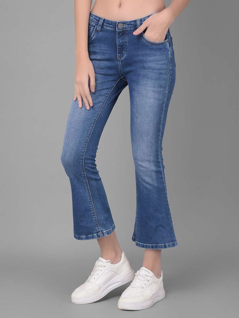 women's plain bootcut jeans - 20512733 -  Standard Image - 2