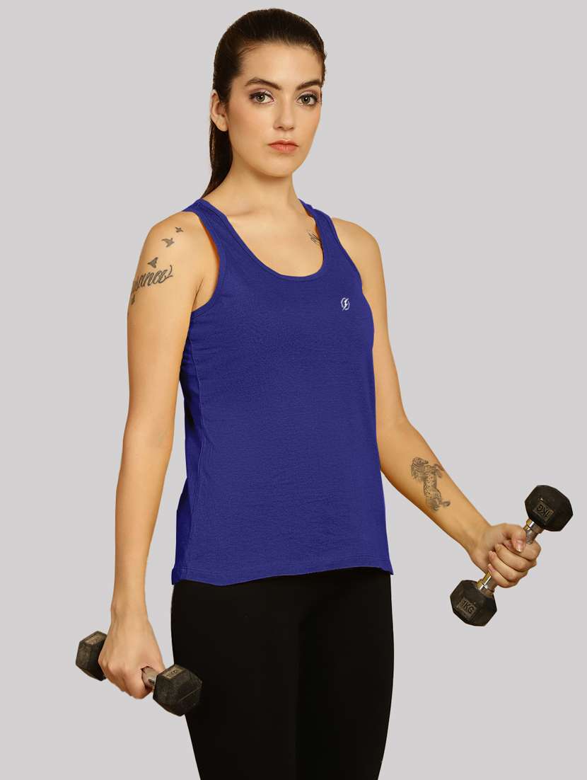 women solid tank top - 20517584 - Standard Image - 2