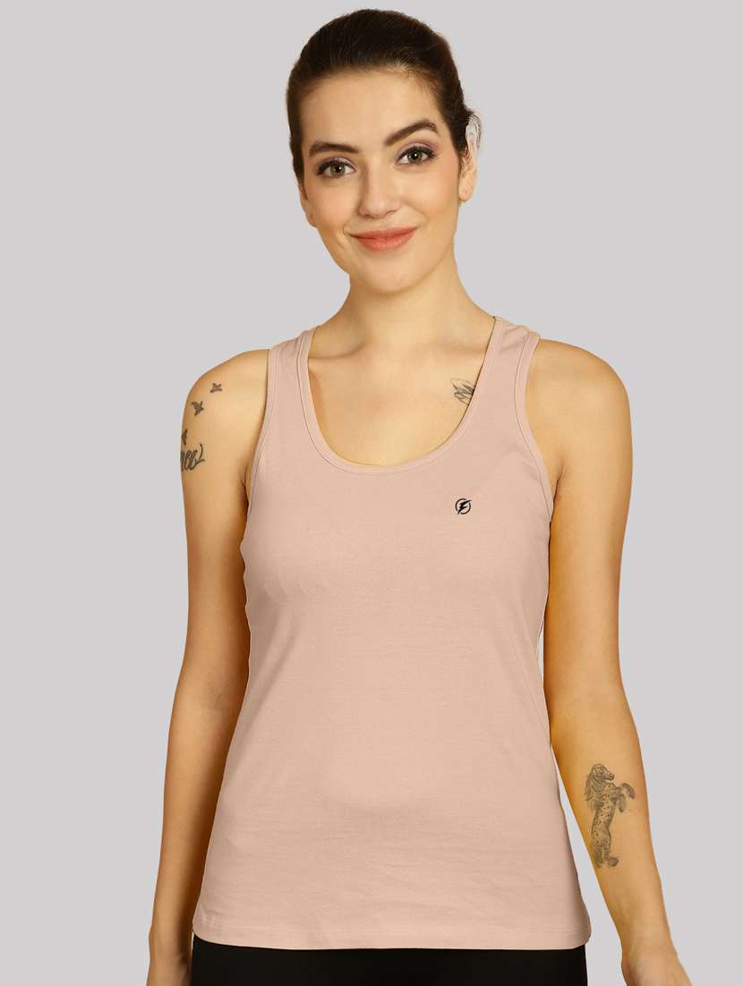 women solid tank top - 20517592 - Zoom Image - 0