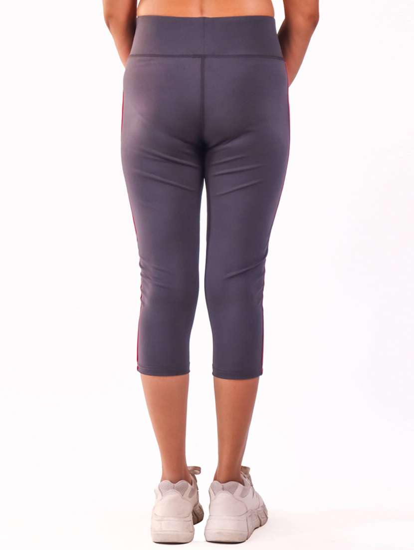 women steel grey tapered capri - 20518003 -  Standard Image - 2