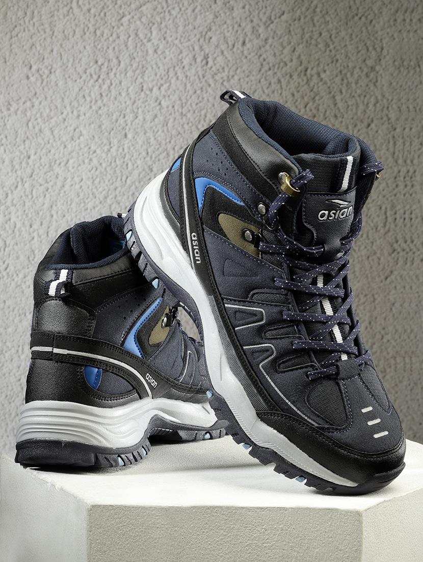 men color block multi colored lace up sport shoe - 20519539 -  Zoom Image - 0