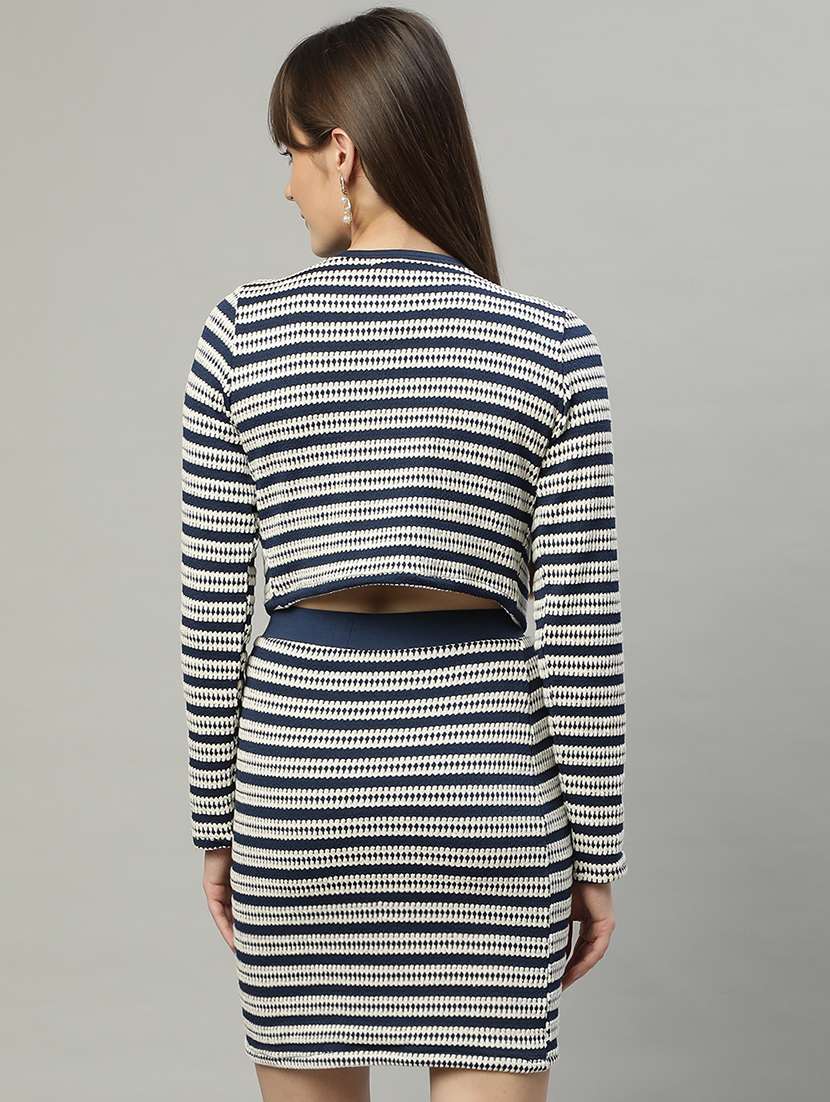 women self designed blazer and skirt co-ord set - 20519661 -  Standard Image - 2