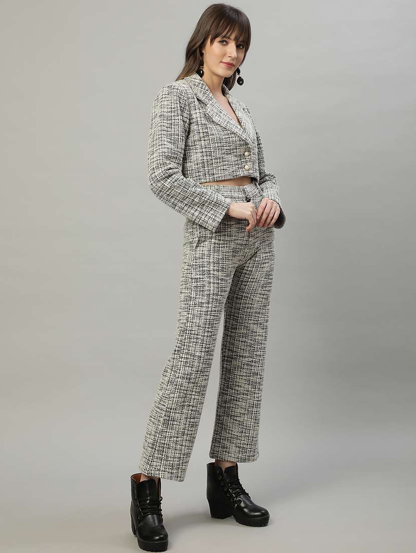 women self designed blazer and trousers co-ord set - 20519701 -  Standard Image - 2