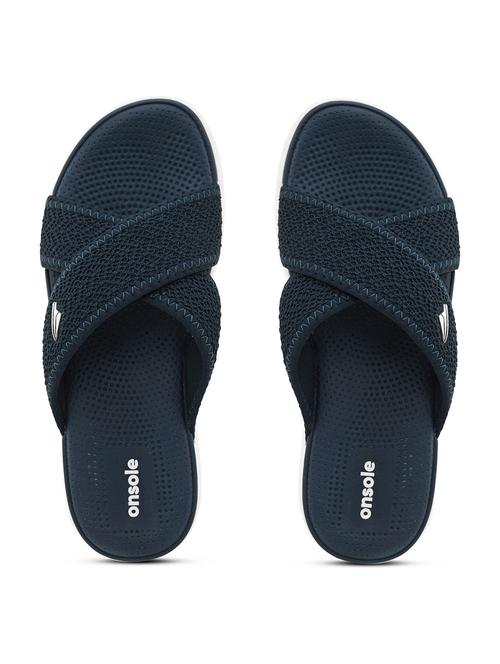 black slip on flip flop - 20519863 -  Standard Image - 0