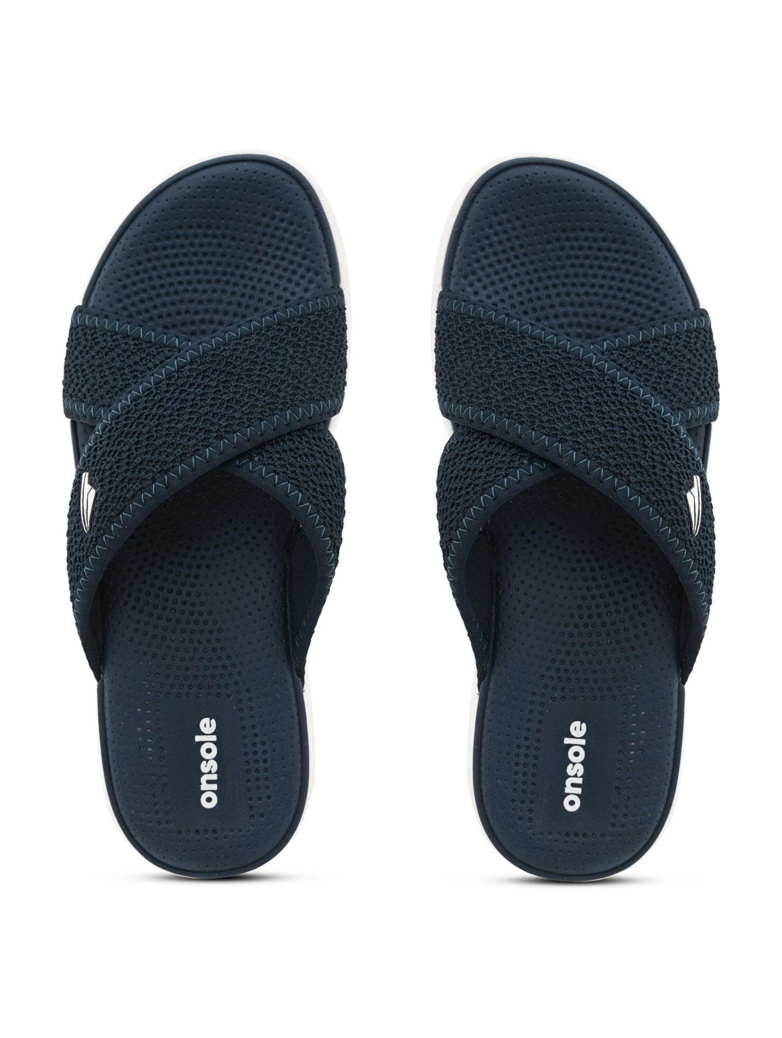 black slip on flip flop - 20519863 -  Zoom Image - 0