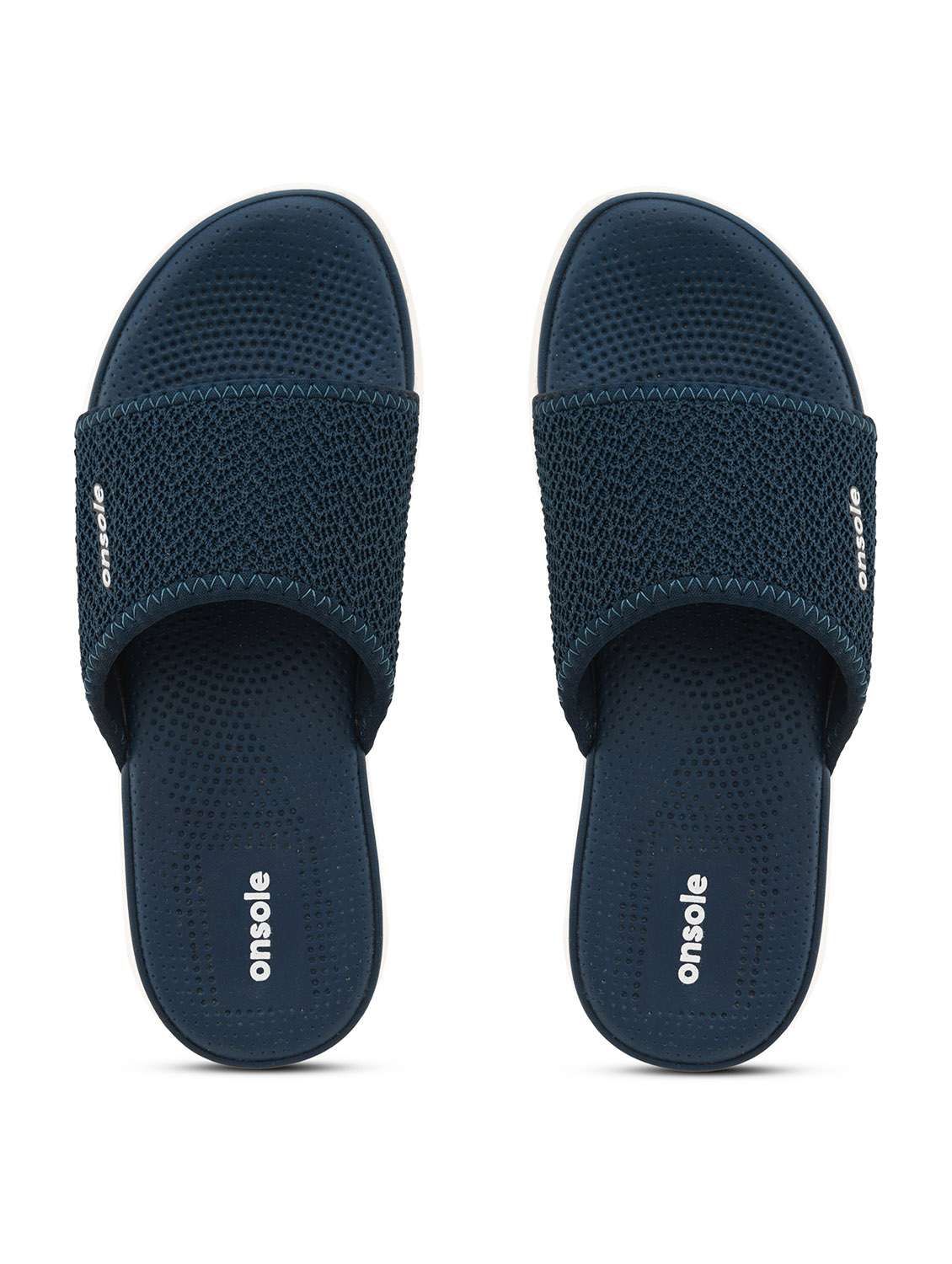 women textured teal slide - 20519868 - Zoom Image - 0