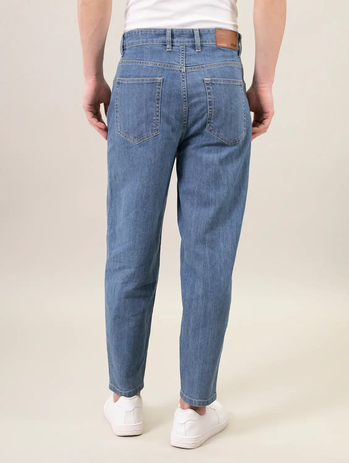 mens relaxed fit plain jeans - 20519940 -  Standard Image - 2