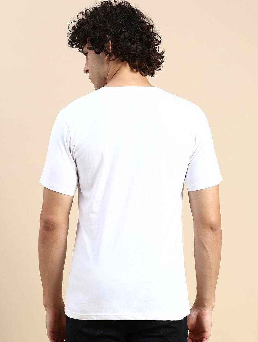 men round neck front print t-shirt - 20520673 - Standard Image - 2