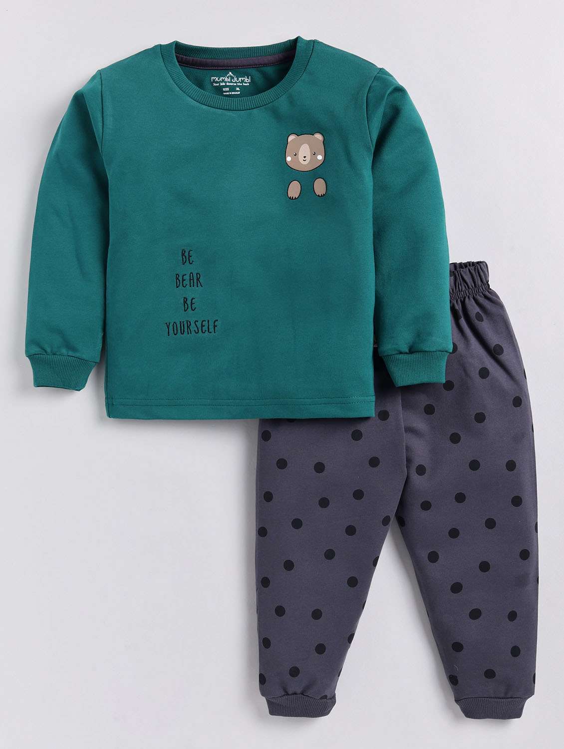 unisex graphic & typography top & pant set