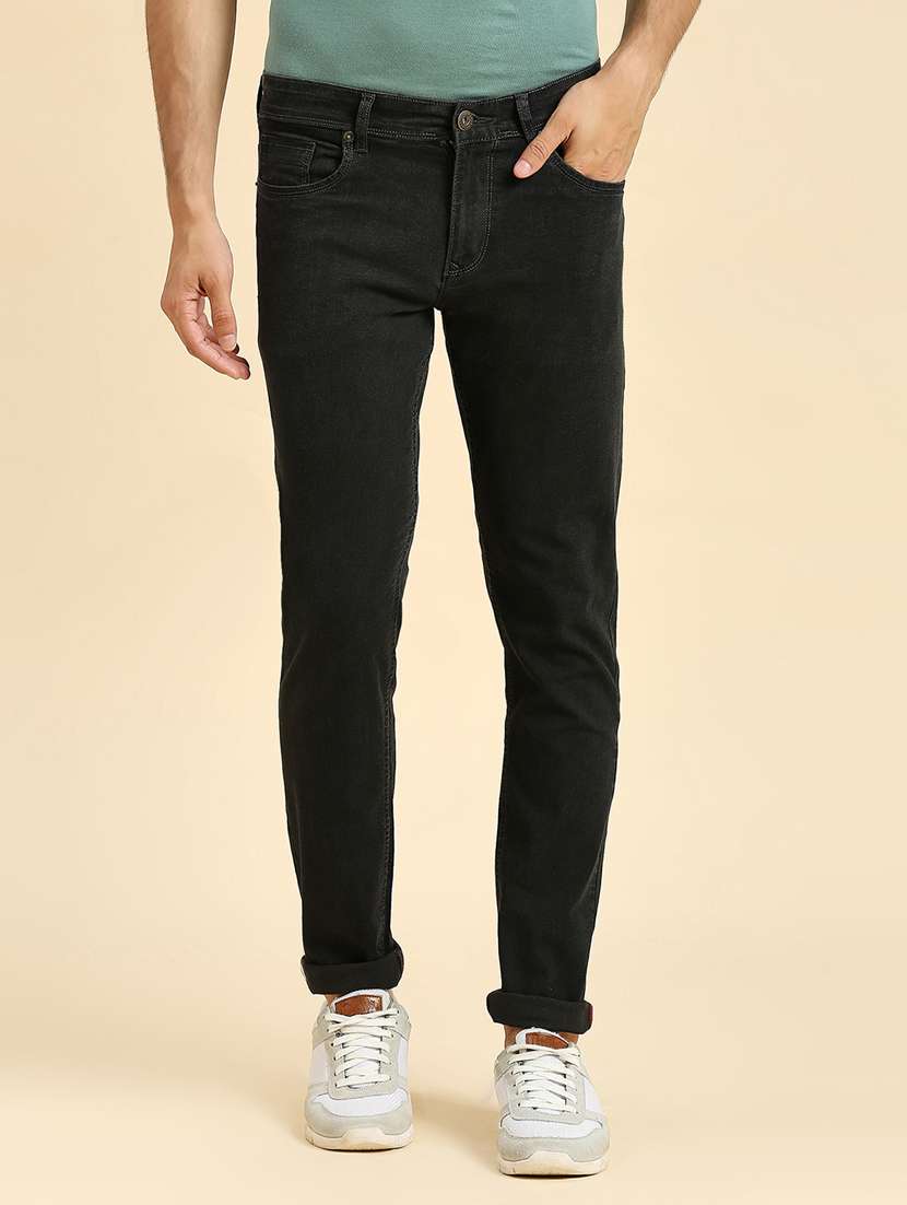 mens slim fit plain jeans