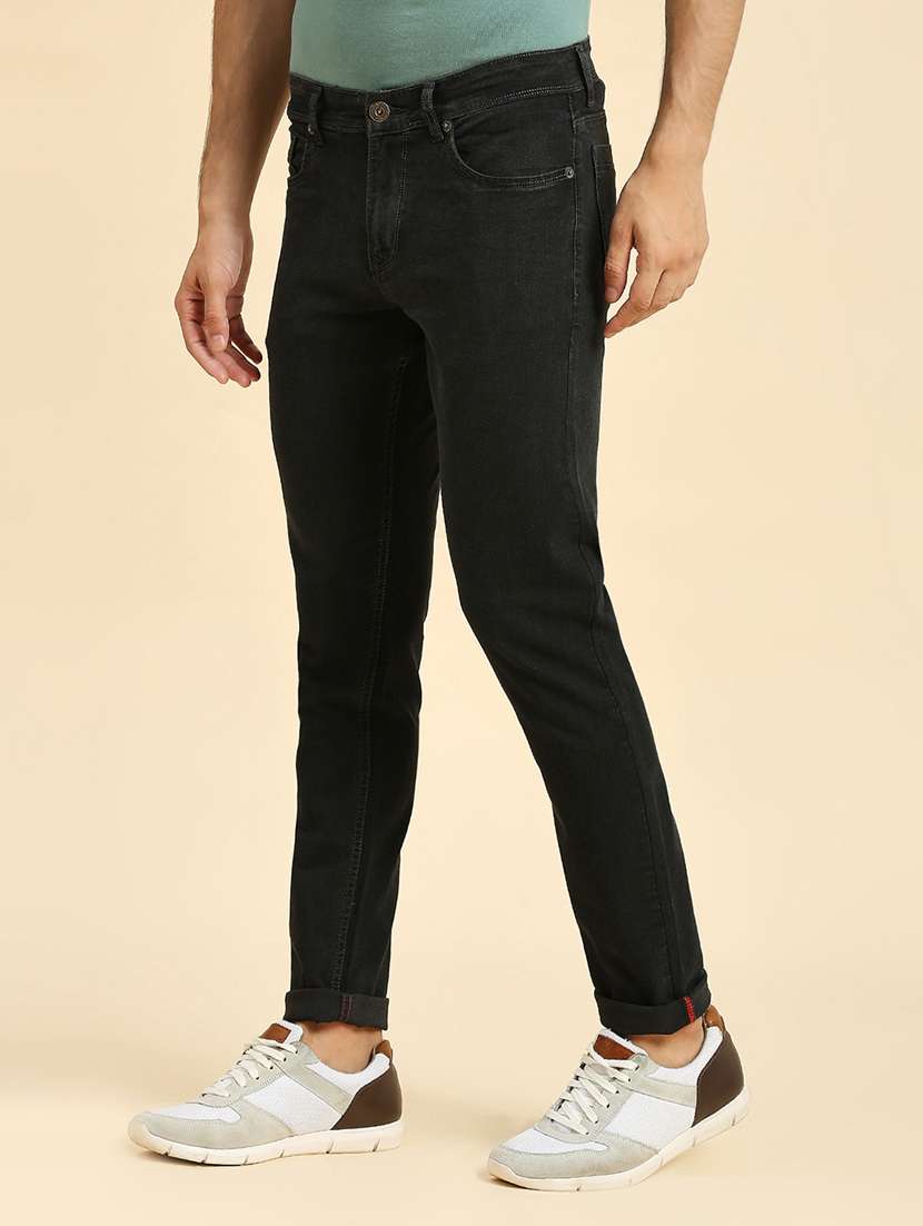 mens slim fit plain jeans - 20522478 - Standard Image - 2