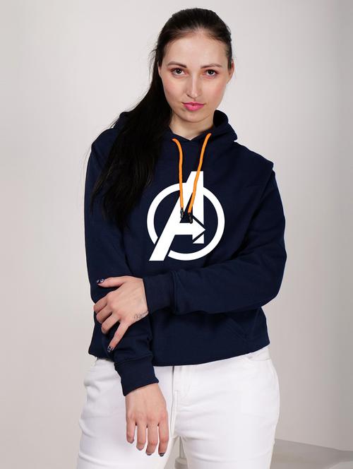 navy blue fleece sweatshirt - 20523404 - Standard Image - 0