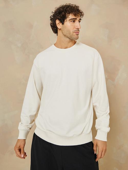 men solid long sleeve sweatshirt - 20533581 -  Standard Image - 0