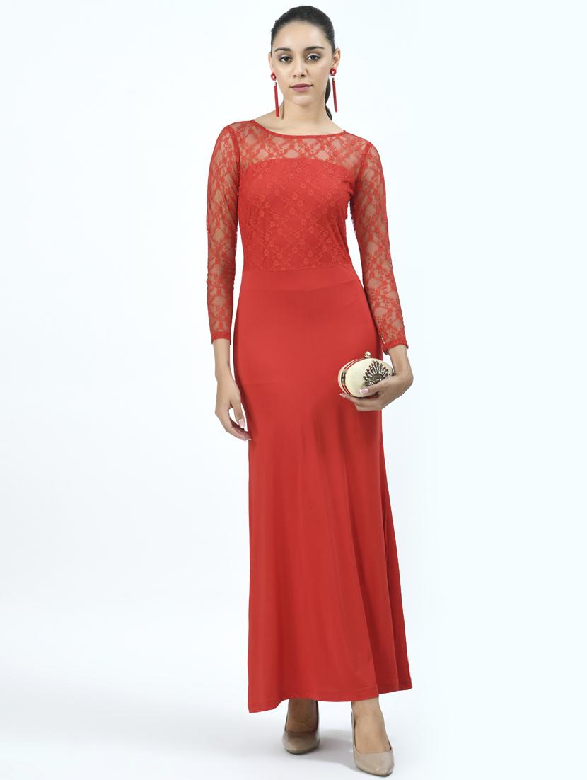 women lace detailed maxi dress - 20534382 - Zoom Image - 0