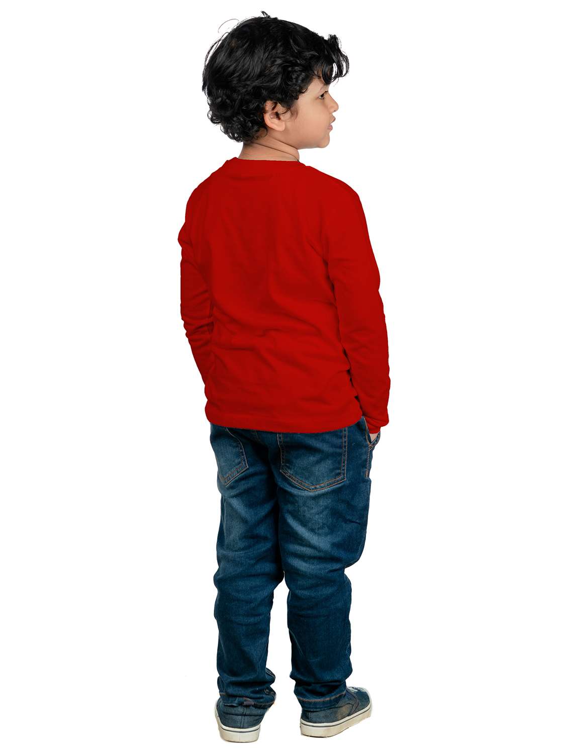 red cotton blend tee - 20535948 -  Standard Image - 2