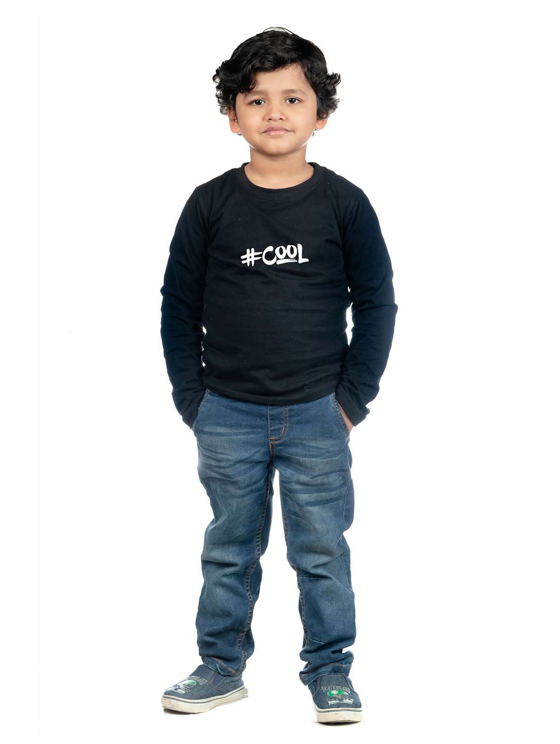 boys round neck chest printed t-shirt - 20535953 -  Standard Image - 2