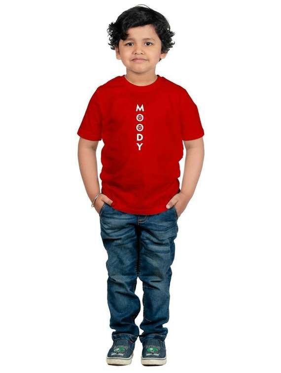 boys round neck chest printed t-shirt - 20536147 -  Standard Image - 2