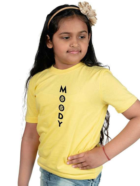 yellow cotton blend tee - 20536148 -  Standard Image - 2