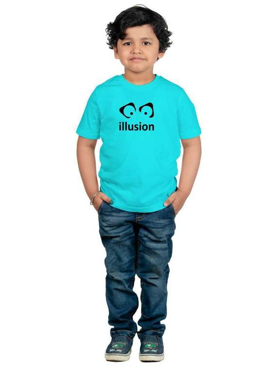 boys round neck chest printed t-shirt - 20536185 -  Standard Image - 2