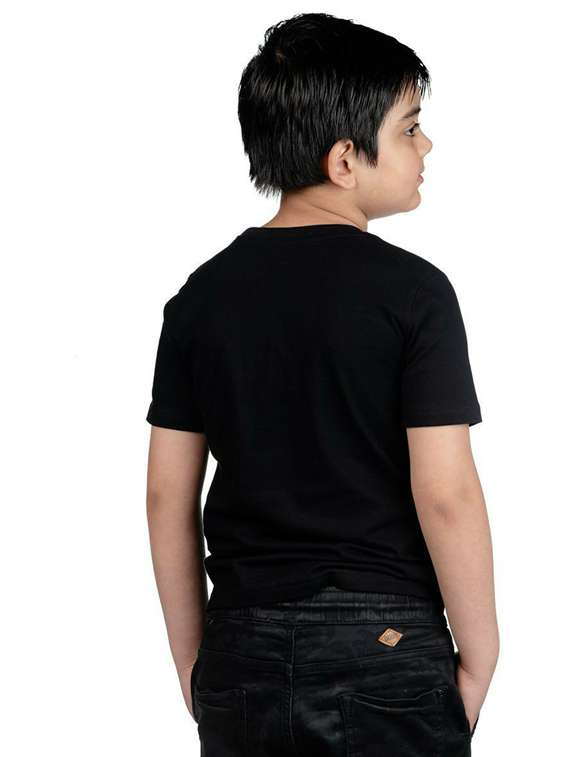 boys round neck chest printed t-shirt - 20536200 -  Standard Image - 2