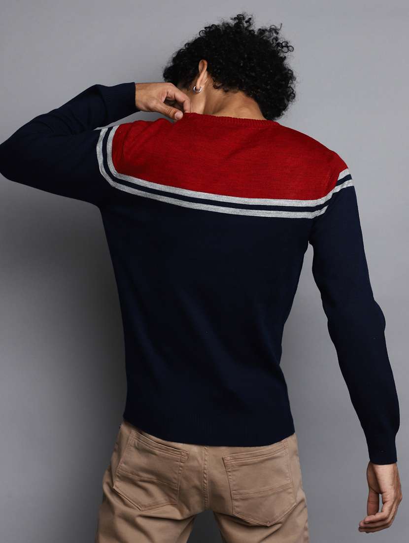 men color blocked pullover - 20536537 -  Standard Image - 2