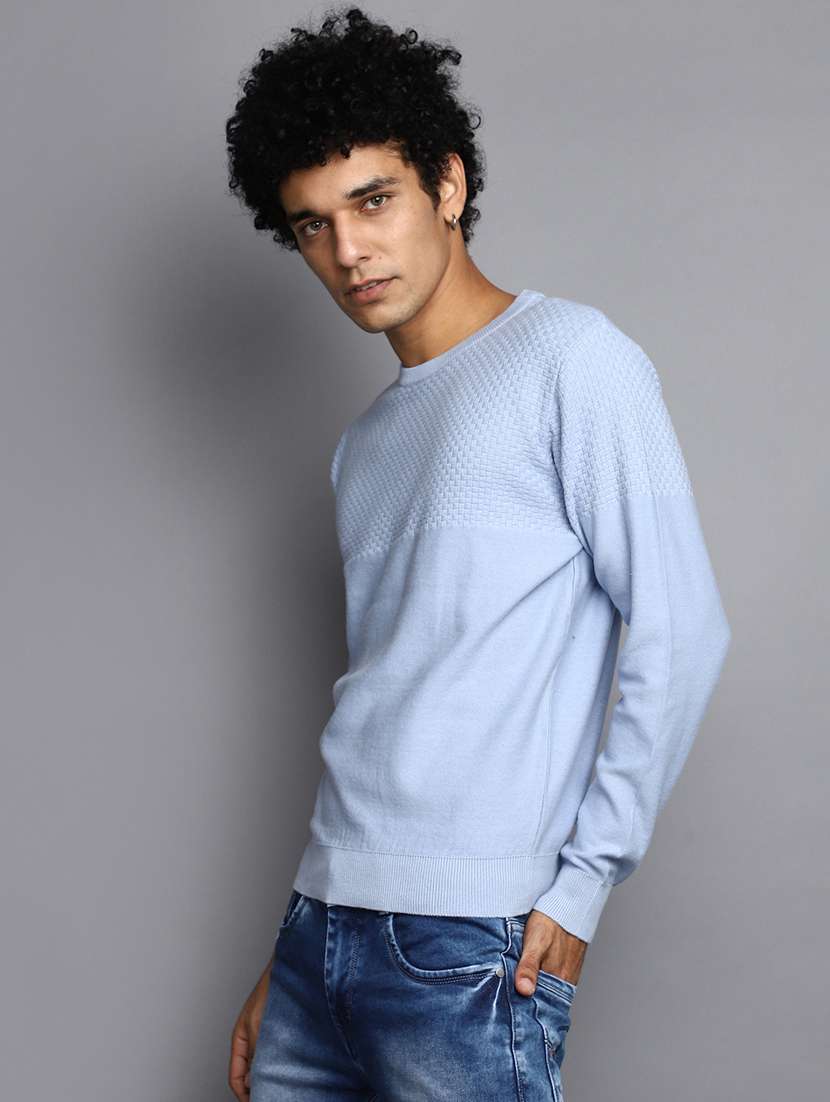 men self designed crew neck pullover - 20536540 -  Standard Image - 2
