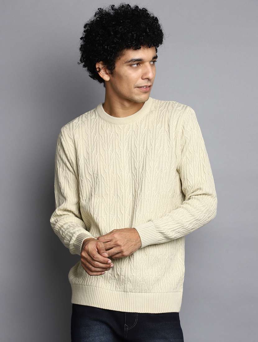 men self designed crew neck pullover - 20536550 -  Standard Image - 2