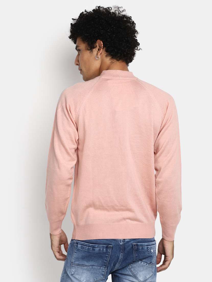 men solid mock neck pullover - 20536577 -  Standard Image - 2