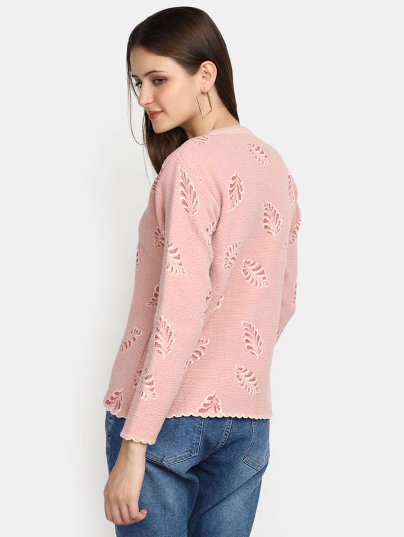 pink acrylic cardigan - 20536671 -  Standard Image - 2
