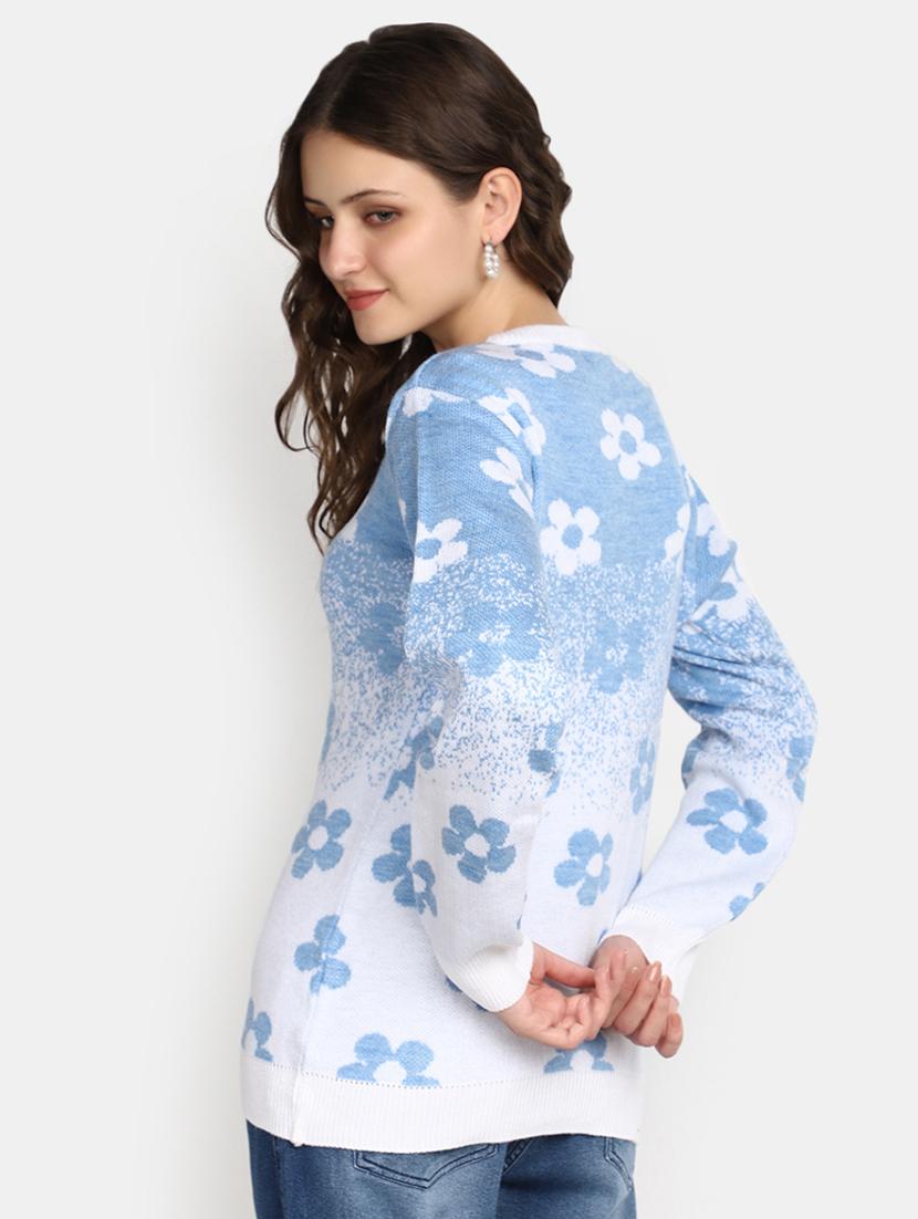 light blue acrylic cardigan - 20536678 - Standard Image - 2