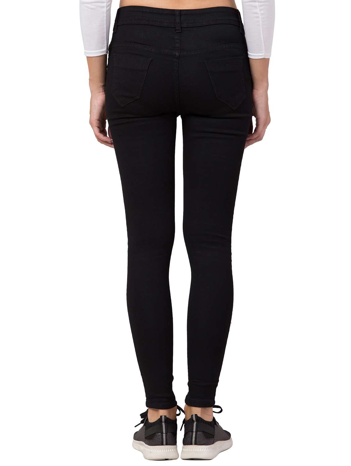women's color block slim fit jeans - 20537531 - Standard Image - 2