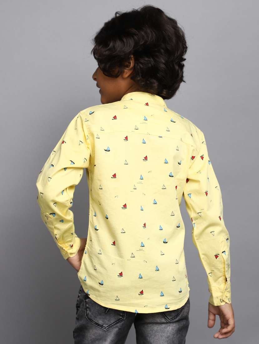 boys cotton long sleeve shirt - 20537604 -  Standard Image - 2