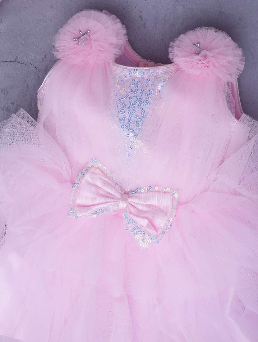 girls round neck sleeveless frock - 20537608 -  Standard Image - 2