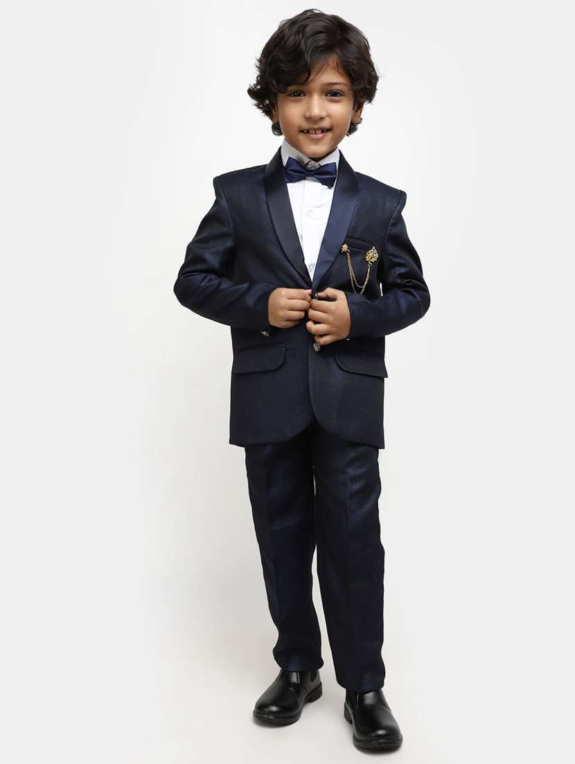 boys solid 2-piece suit set - 20537668 -  Standard Image - 2