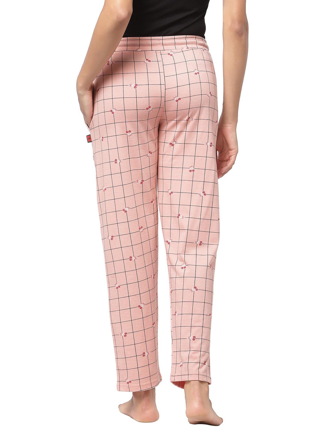 women mid rise checkered pajama - 20538077 - Standard Image - 2