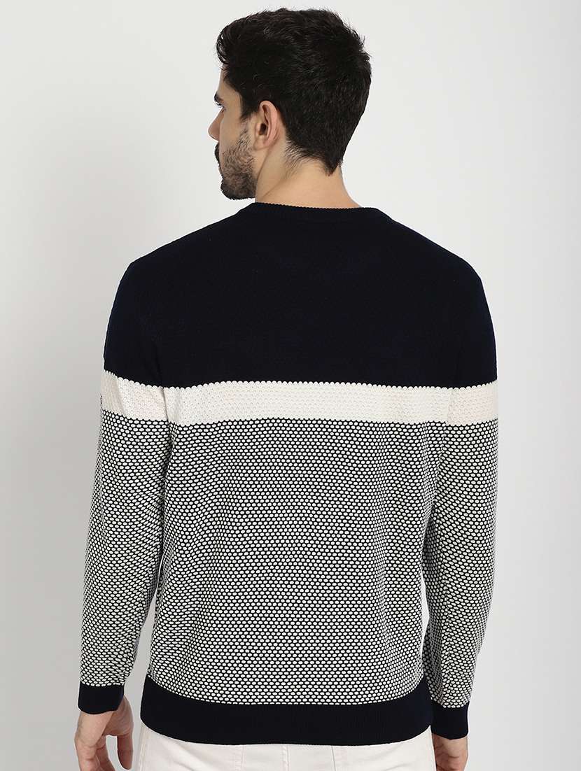men white & black acrylic pullover - 20538360 -  Standard Image - 2