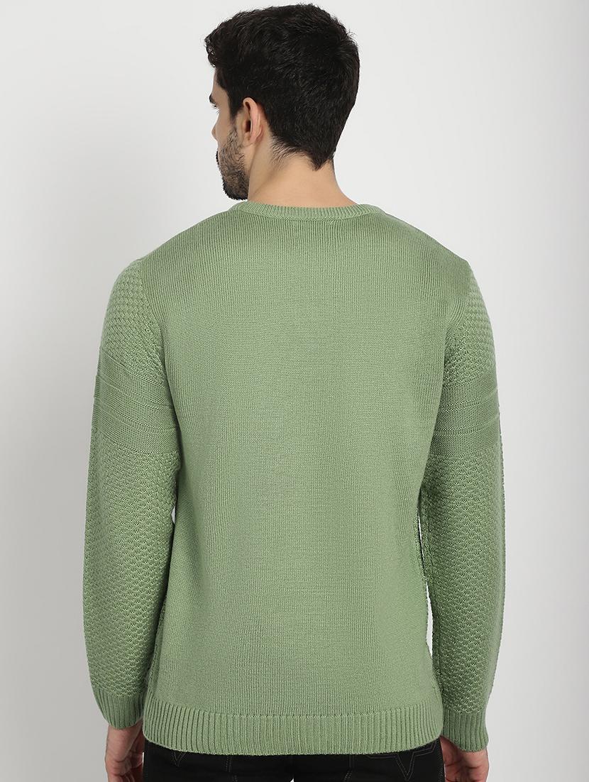 men self designed crew neck pullover - 20538372 - Standard Image - 2