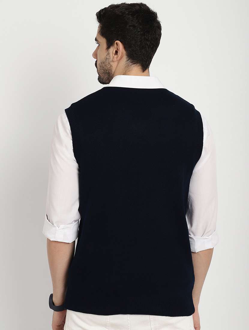 men multi colored acrylic reversible pullover - 20538379 -  Standard Image - 2