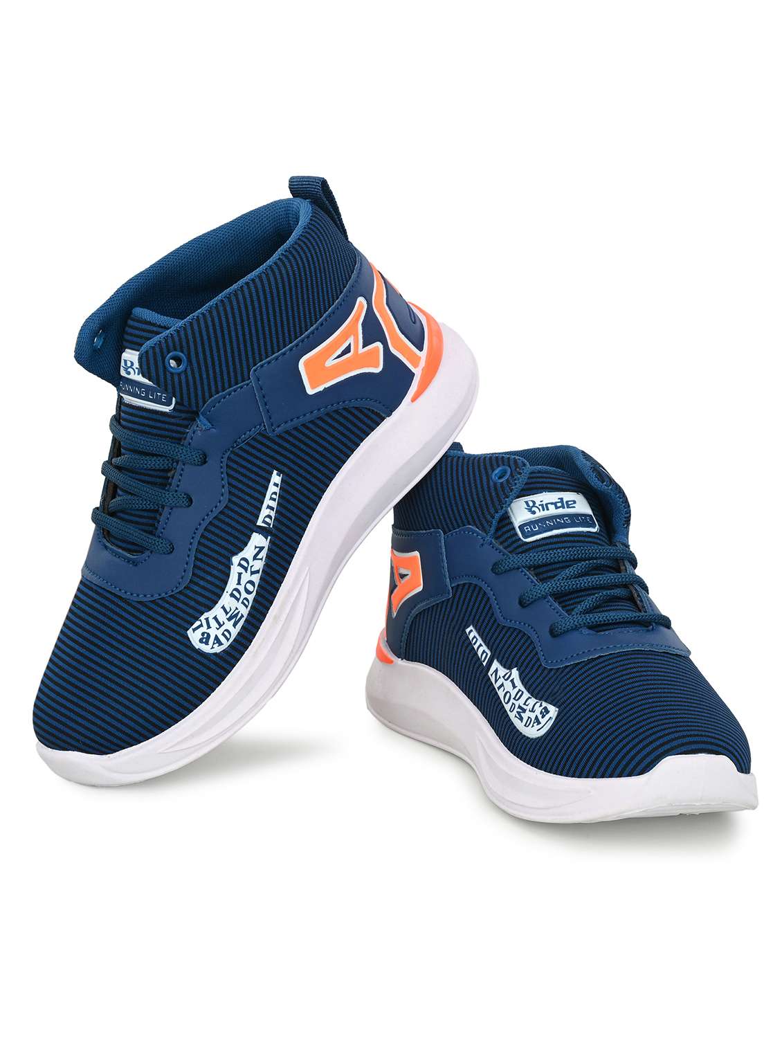 boys blue striped mesh sneaker - 20538590 -  Standard Image - 2