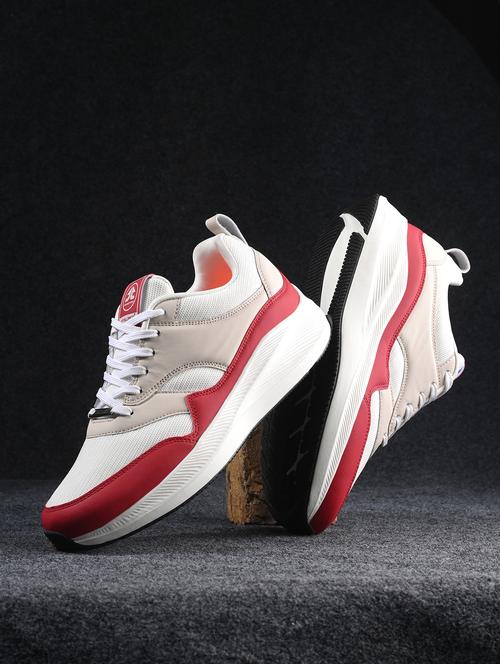 men color block multi colored lace up sport shoe - 20538681 -  Standard Image - 0