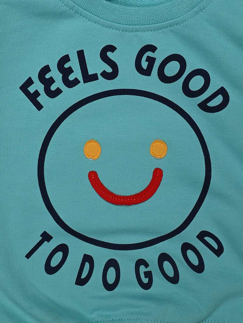 boys round neck front printed sweatshirt - 20538849 -  Standard Image - 2