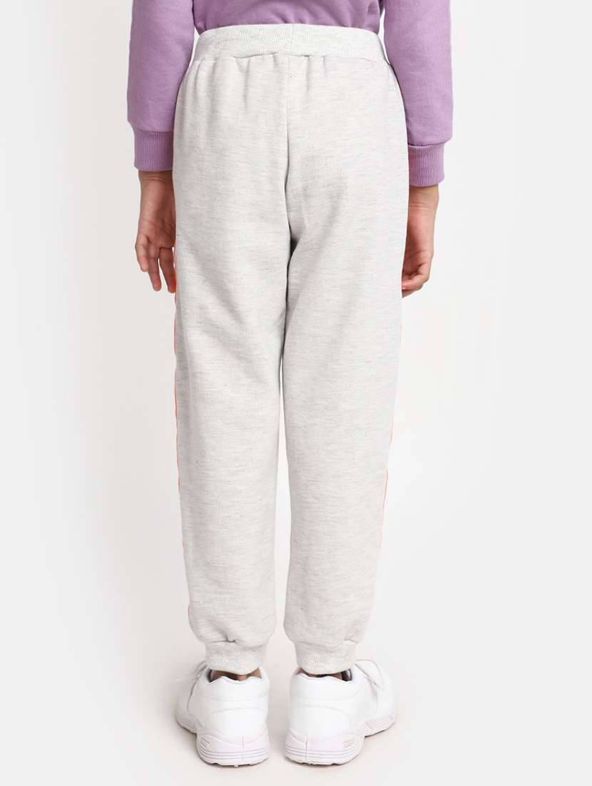 girls grey typography jogger - 20539243 -  Standard Image - 2