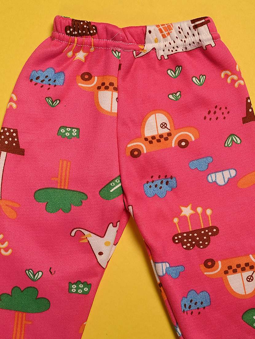 girla pack of 2 printed trousers - 20539281 -  Standard Image - 2