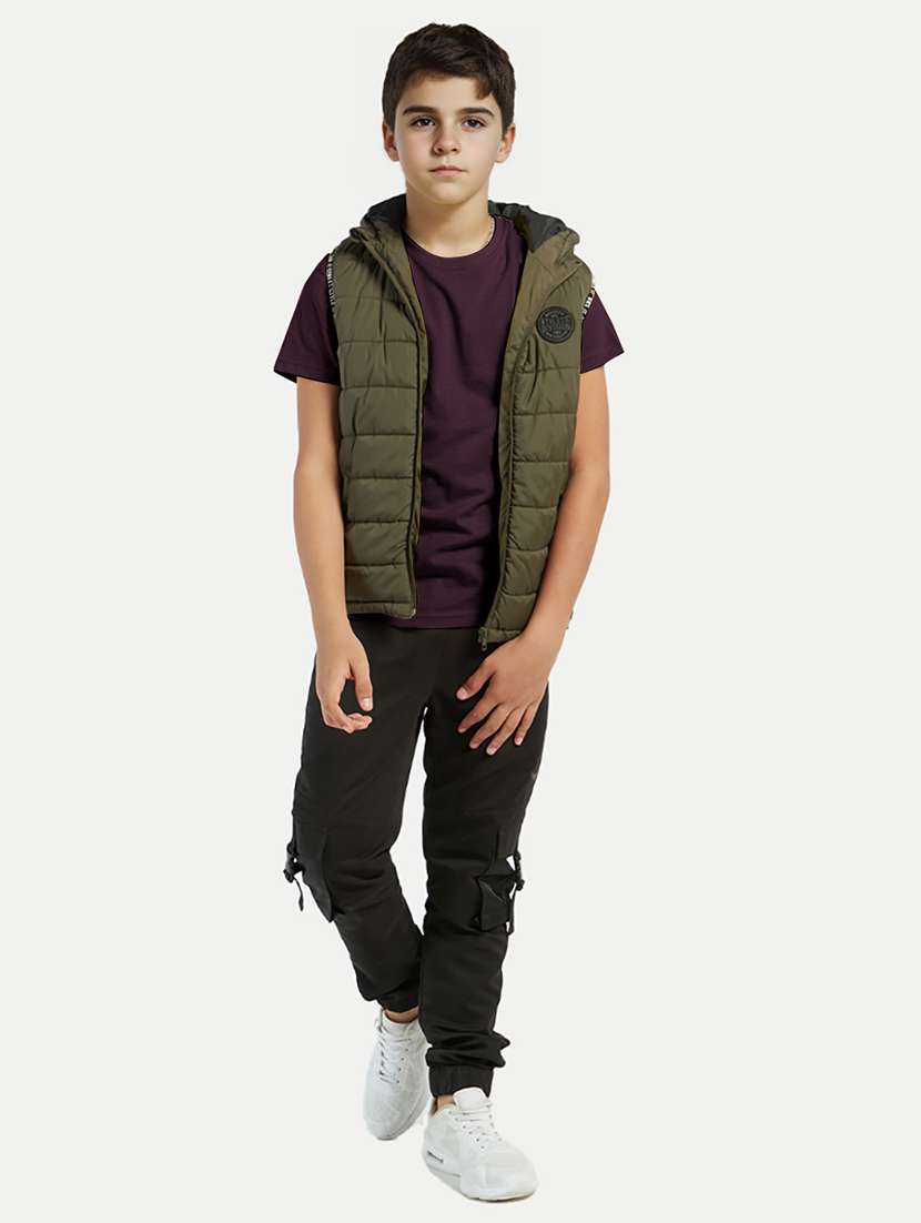 boys purple cotton viscose t-shirt - 20539799 -  Standard Image - 2