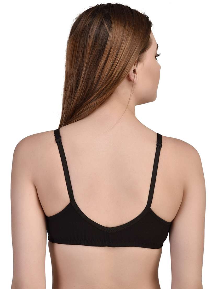 women solid front open bra - 20540139 -  Standard Image - 2