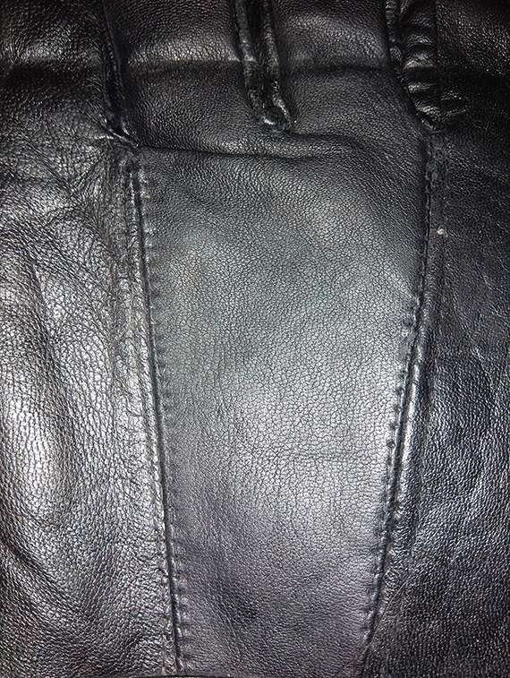 men black faux leather gloves - 20541217 -  Standard Image - 2