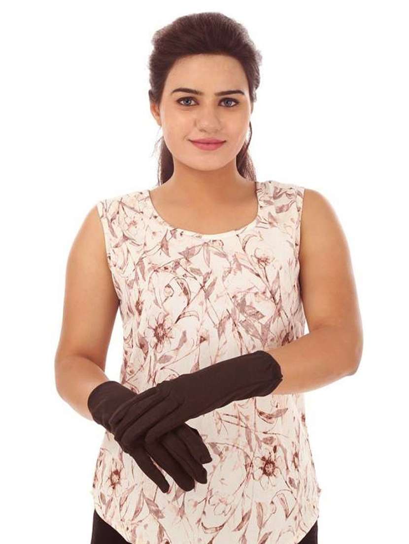  women pack of 2 brown gloves - 20541248 -  Standard Image - 2